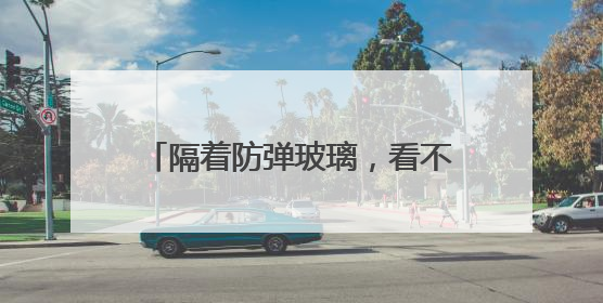隔着防弹玻璃，看不见“美国再次伟大”