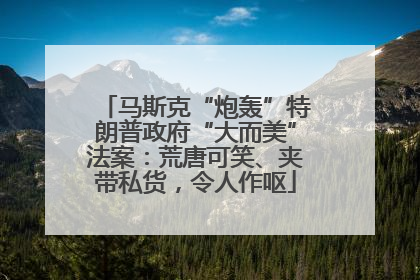 马斯克“炮轰”特朗普政府“大而美”法案：荒唐可笑、夹带私货，令人作呕