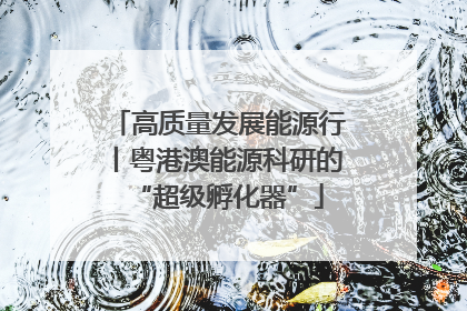 高质量发展能源行丨粤港澳能源科研的“超级孵化器”