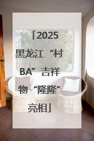 2025黑龙江“村BA”吉祥物“隆隆”亮相