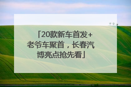 20款新车首发+老爷车聚首，长春汽博亮点抢先看